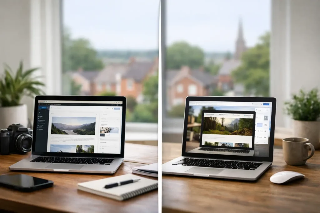 WordPress vs Wix for Surrey Small Businesses