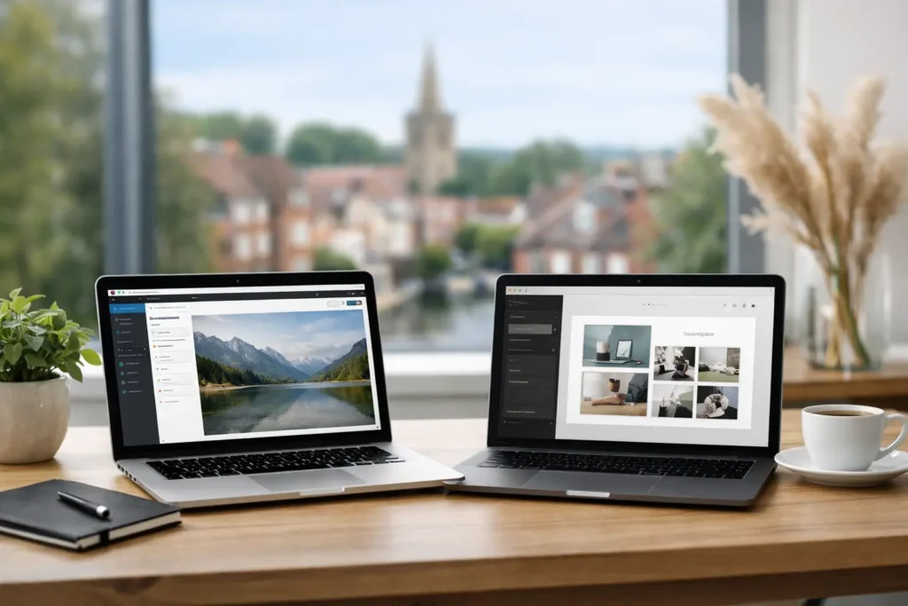 WordPress vs Squarespace for Surrey Small Businesses