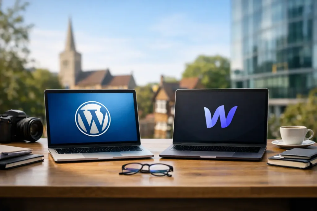 WordPress vs Webflow for Surrey Small Businesses